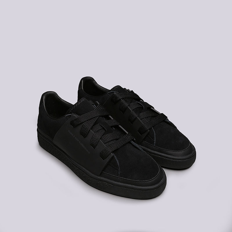 мужские черные кроссовки PUMA Suede HAN 36589201 - цена, описание, фото 2